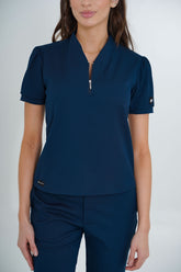 Camisa Merida Azul Navy Para Dama